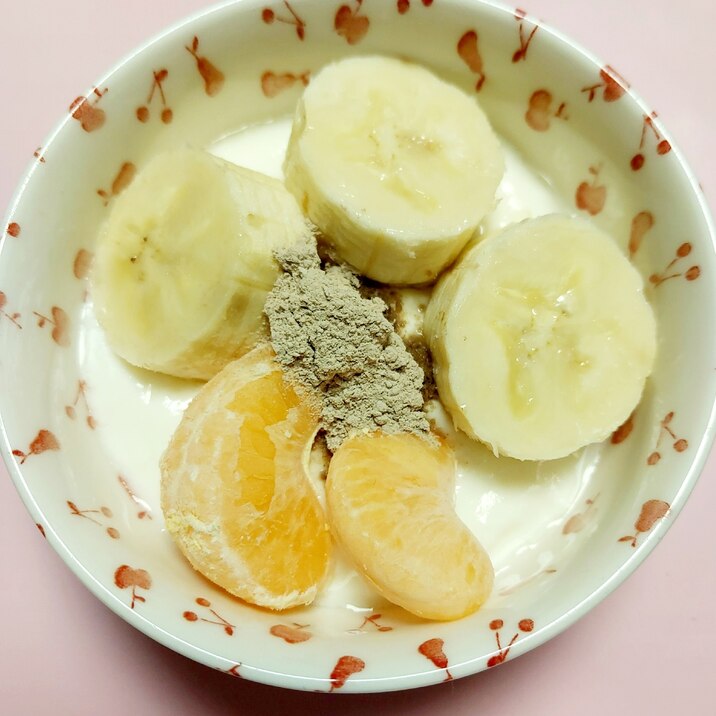 ☘️バナナみかんヨーグルト☘️
